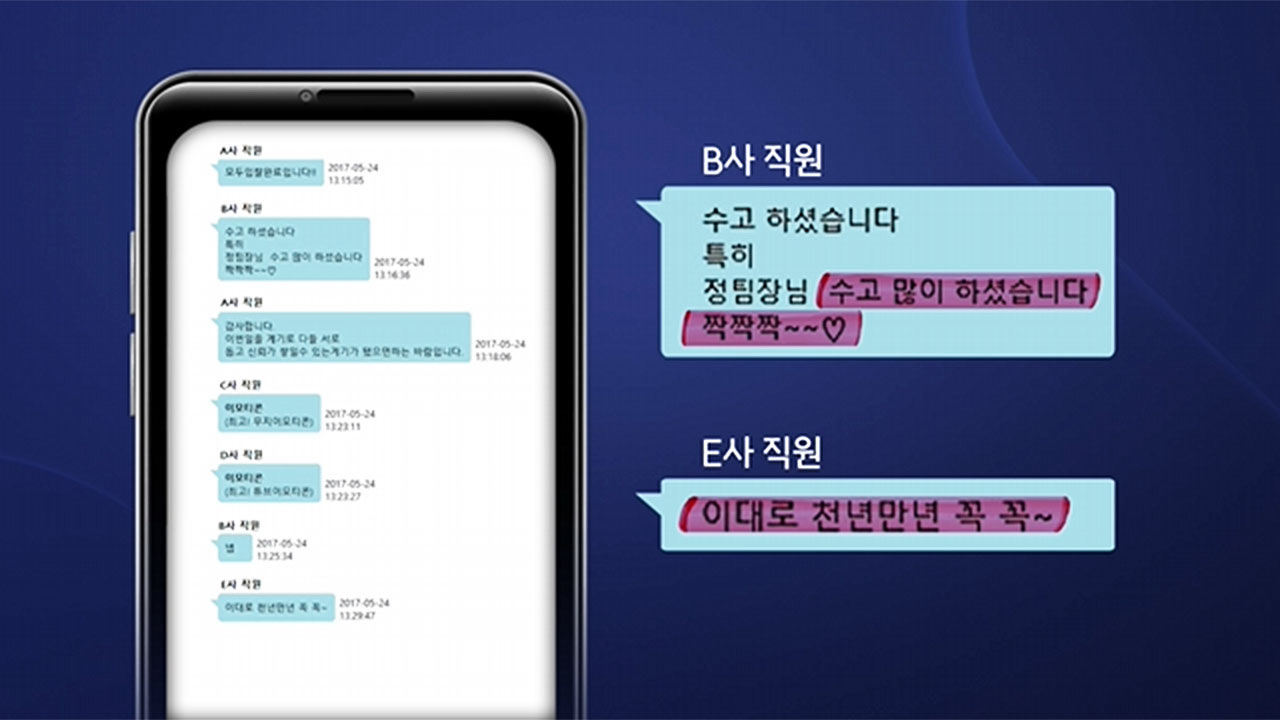 빌트인 가구 낙찰순위 조작 증거