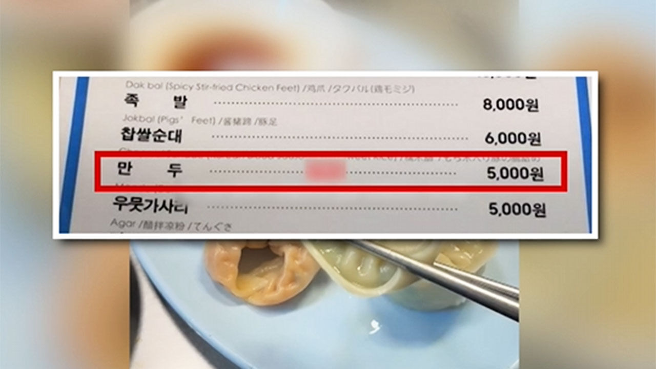 광장시장, 믹스 만두 바가지 논란