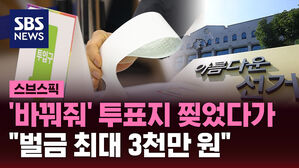 '바꿔줘' 투표지 찢었다가 "벌금 최대 3천만 원"