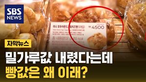 [자막뉴스] 2&sim;3개 집었는데 '1만 원'&hellip;요지부동 빵값, 왜?