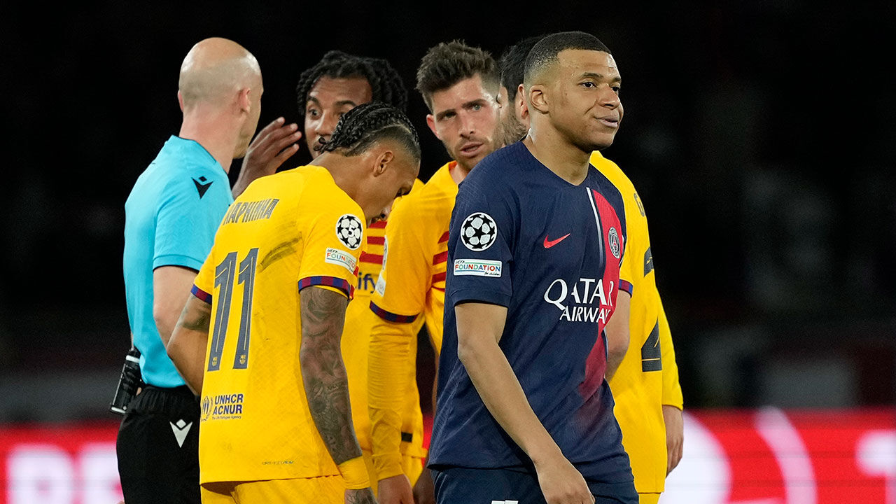 챔피언스리그 8강 1차전 출전한 PSG 음바페 (사진=연합뉴스)