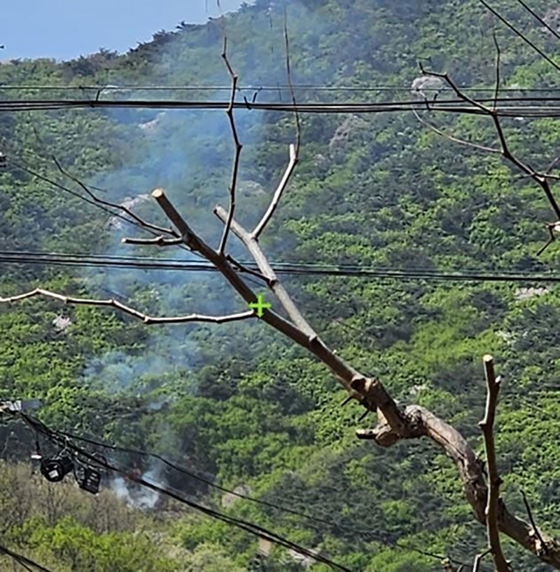 김포 월곶면 야산에 불 (사진=산림청 중앙산불방지대책본부 제공, 연합뉴스)