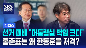[정치쇼] 김경율 "선거 패배, 대통령실 책임이 크다"&hellip;홍준표가 한동훈 저격하는 건