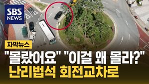[자막뉴스] "몰랐어요" "이걸 왜 몰라?"&hellip;난리법석 회전교차로