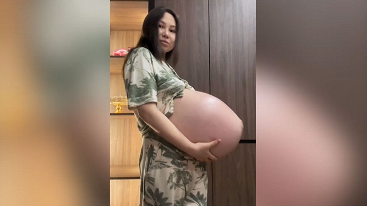 카자흐스탄, 세 쌍둥이 엄마인 인플루언서