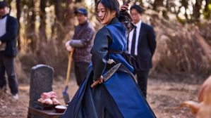 영화 '파묘' 대살굿 장면, 실제 돼지 사체 5구 난도질 논란