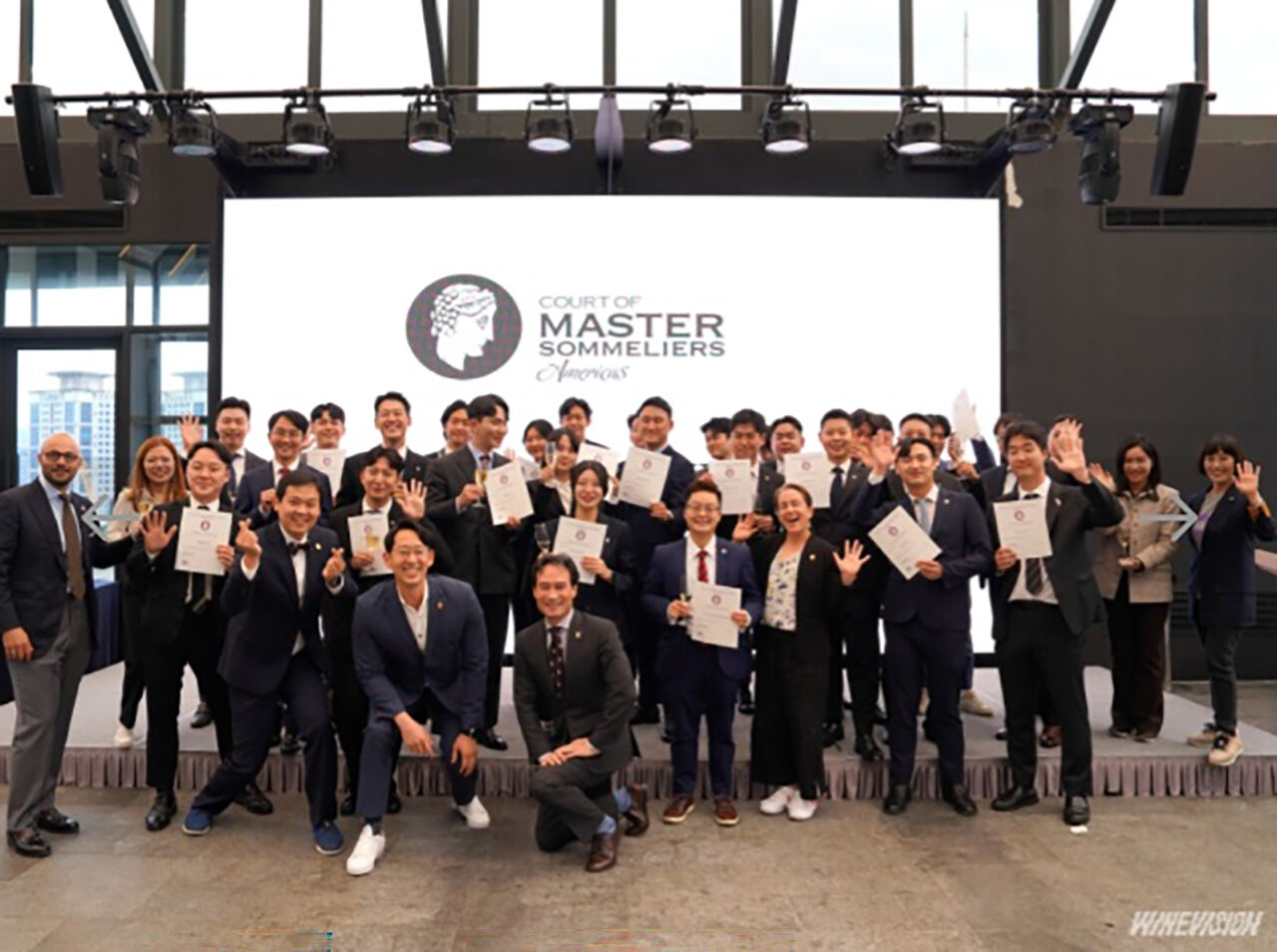 CMS 수료자 대회. 출처 : WineVision 홈페이지