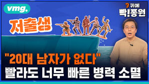 VMG. 귀에빡종원 저출생 20대 남자가 없다 빨라도 너무 빠른 병력 소멸