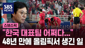"한국 대표팀 어쩌다&hellip;" 48년 만에 올림픽서 생긴 일