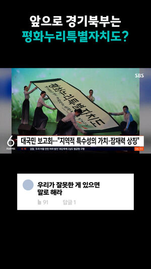 앞으로 경기북부는 평화누리특별자치도?