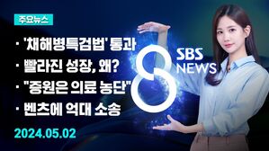 [8뉴스 예고] '채 해병 특검법' 야당 단독 처리 등