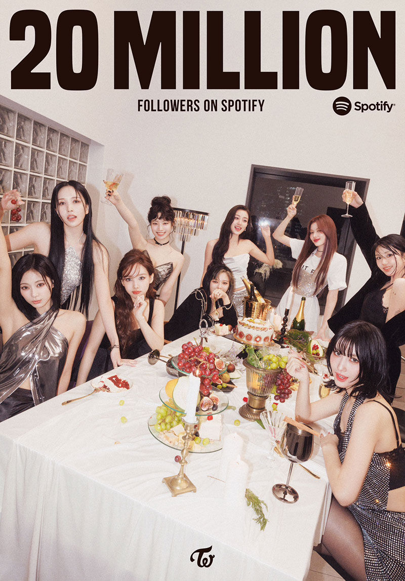 걸그룹 트와이스 스포티파이 팔로워 2천만 명 달성 (사진=JYP엔터테인먼트 제공, 연합뉴스)
