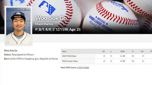 MLB 마이애미 이적한 고우석, 마이너리그 트리플 A로 이동