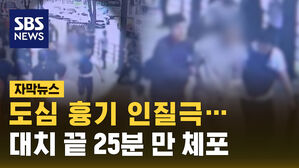 [자막뉴스] 일면식 없는 여성 붙잡고 흉기 인질극&hellip;25분 만에 체포