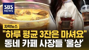 [자막뉴스] "하루 평균 3잔은 마셔요"&hellip;동네 카페 사장들 '울상'