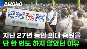 2000년대 의대 입학 정원을 꾸준히 줄였던 이유