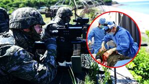 [영상] "전쟁터에서도 90분 내 수술" 이국종 '수술부대'까지 떴다&hellip;육해공군&middot;해병대 합동 서북도서 방어훈련 현장