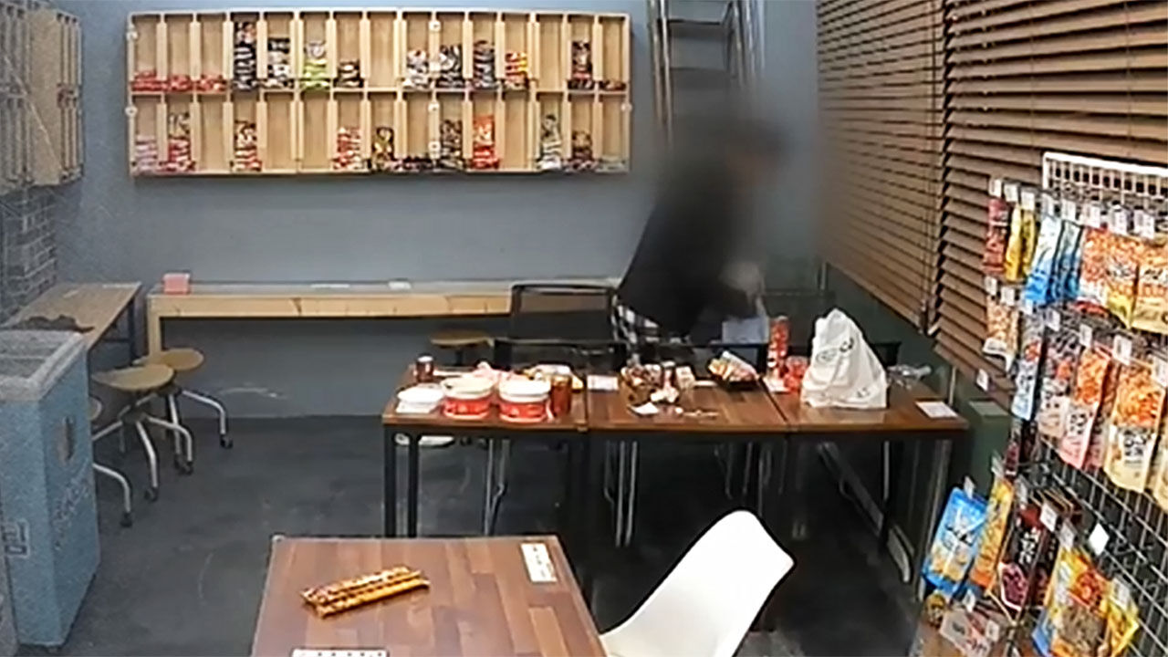 한 무인점포서 무전취식한 남성