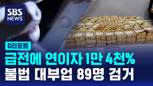 [D리포트] 급전에 연이자 1만 4천%&hellip;불법 대부업 89명 검거