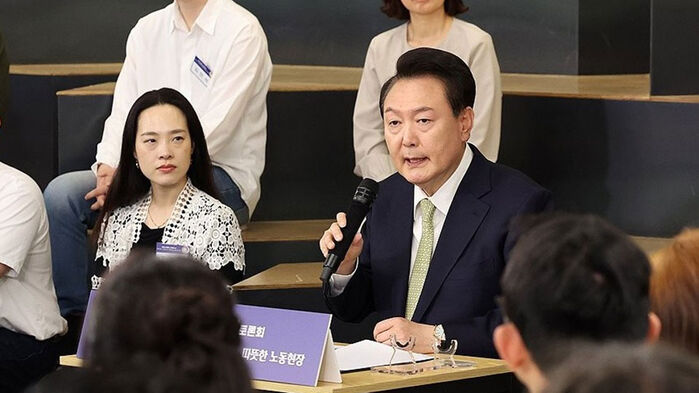 '국민과 함께하는 민생토론회'에서 모두발언하고 있는 윤석열 대통령 (사진=대통령실통신사진기자단, 연합뉴스)