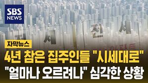 [자막뉴스] "4년 참았다" 집주인들 들썩&hellip;"매물도 없는데" 상황 심각