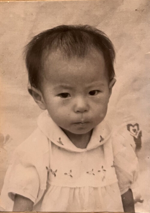 네덜란드 입양 한인 박순자 씨의 어릴 적 모습
