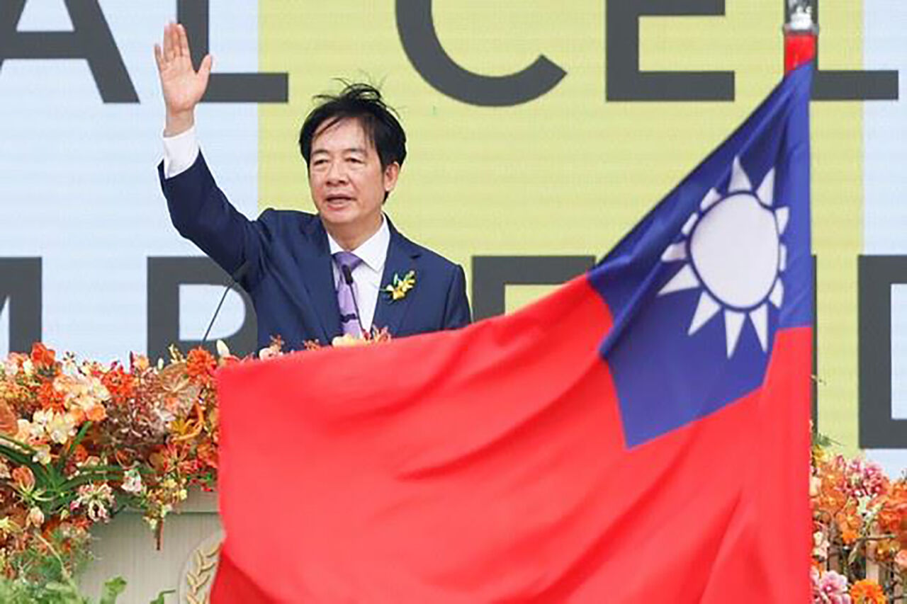 라이칭더 총통 취임 연설. 출처 : Radio Free Asia