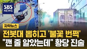 [자막뉴스] 출근길 '도로 번쩍' 난리 난 동네&hellip;운전자 황당 진술