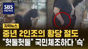[자막뉴스] 중년 2인조의 황당 절도&hellip;"헛둘헛둘" 국민체조하다가 '슥'