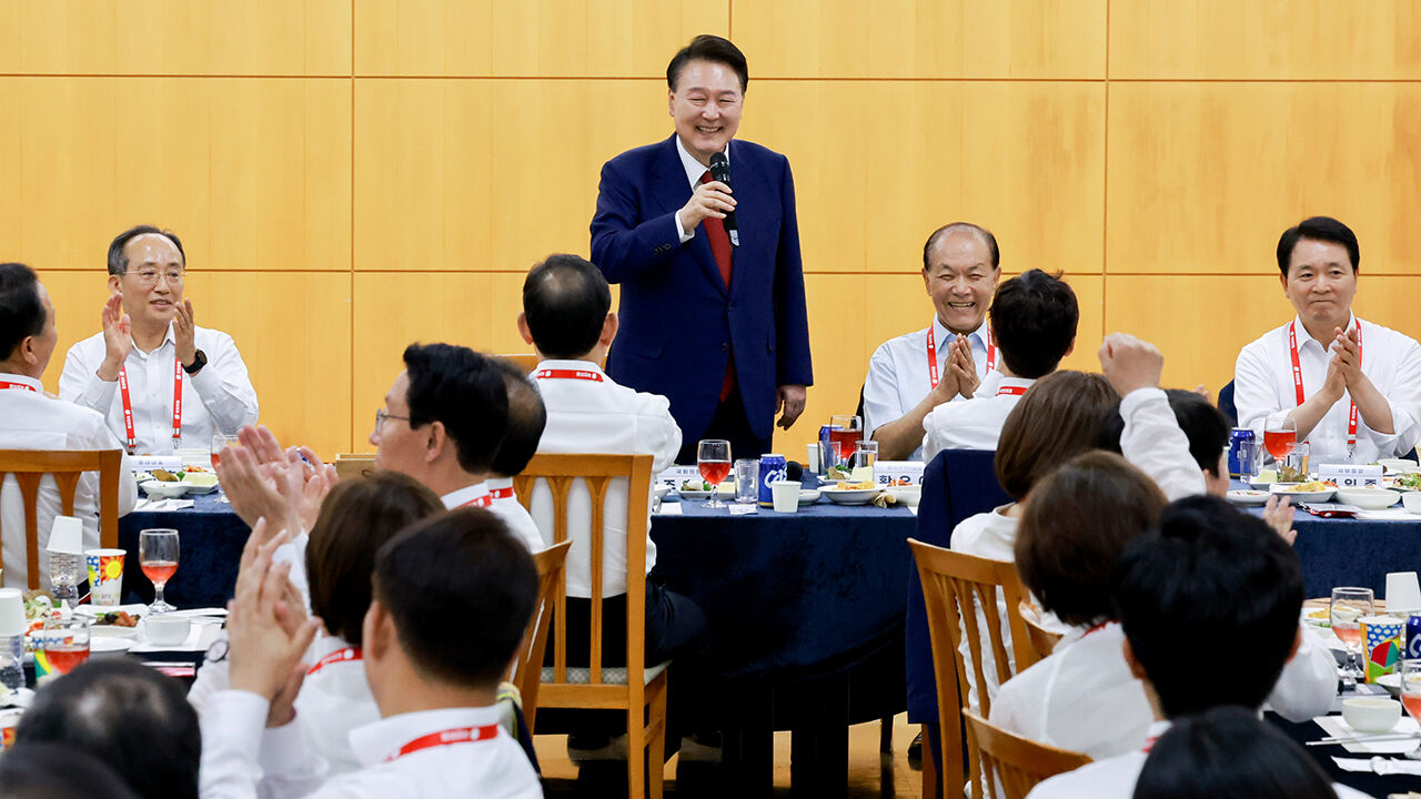 22대 국민의힘 국회의원 워크숍 인사말하는 윤석열 대통령 (사진=연합뉴스)
