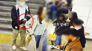 [영상] 소매치기하다 정의로운 시민 연기 펼친 뻔뻔한 소매치기범&hellip;잡고 보니 '절도 전과 19범'