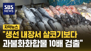 생선 내장서 살코기보다 과불화화합물 10배 검출