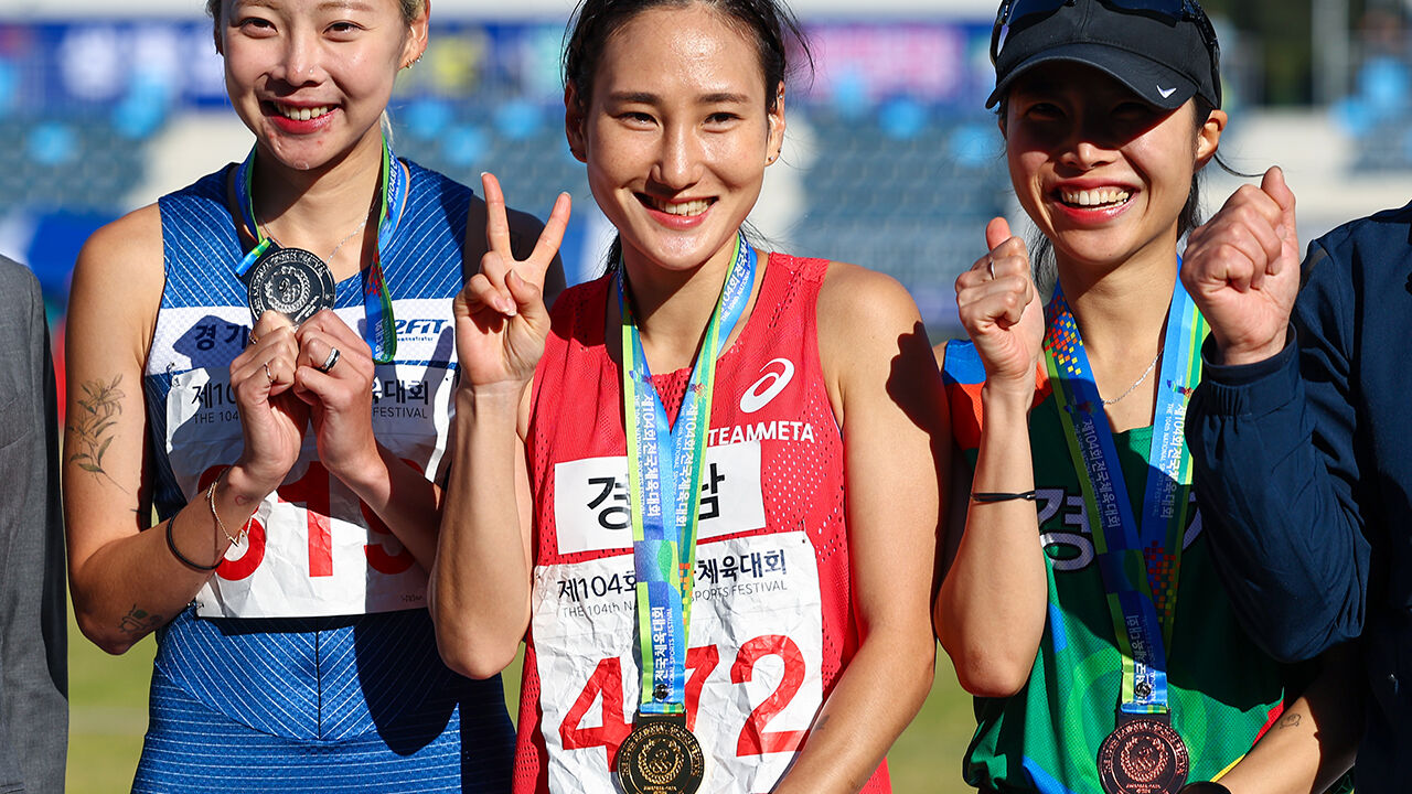여자 3,000ｍ 장애물 3000m 남보하나(왼쪽) (사진=연합뉴스)