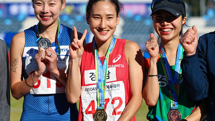 여자 3,000ｍ 장애물 3000m 남보하나(왼쪽) (사진=연합뉴스)