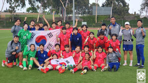 '전유경 3도움' U-20 여자축구, 미국과 친선전 4대 2 승리