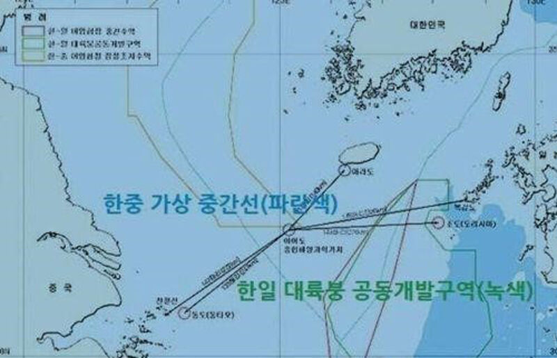 한일 대륙붕 공동개발구역 (사진=한국해양수산개발원 제공, 연합뉴스)
