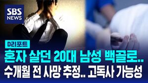 [D리포트] 20대 청년 고독사&hellip;소극 대응에 골든타임 놓쳐