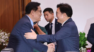 우 의장 "거부권 신중해야"&hellip;정진석 "여야 합의 노력해야"