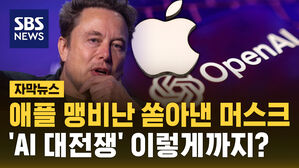 [자막뉴스] 애플 맹비난 쏟아낸 머스크&hellip;격화하는 'AI 대전쟁' 때문?