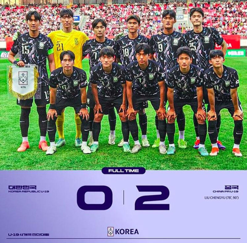 한국 U-19 축구대표팀 선수들 (사진=대한축구협회 제공, 연합뉴스)
