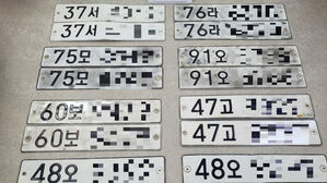 "단속 안 걸려요"&hellip;'폐차 번호판' 붙인 대포차 판매 일당 검거