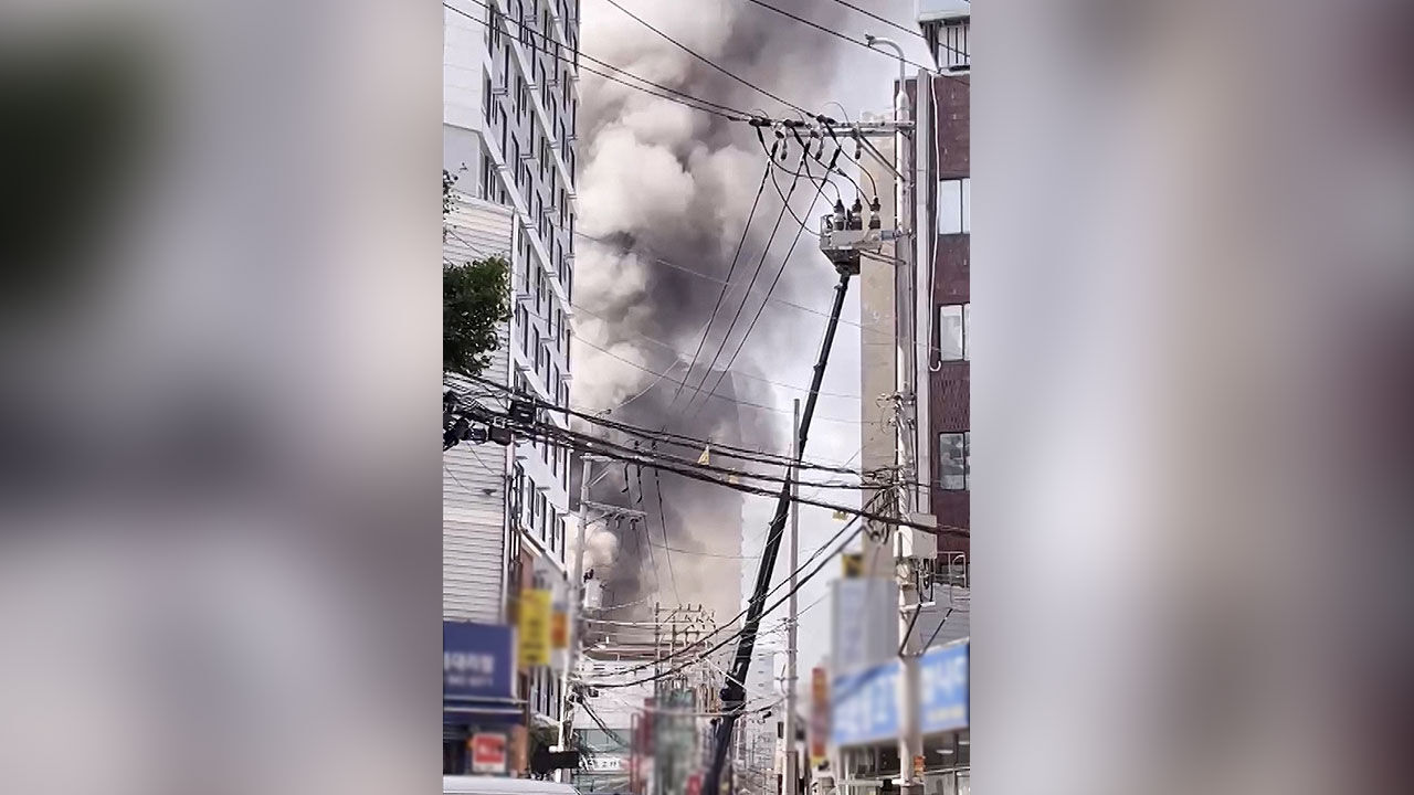 의정부 철거 예정 모텔서 화재