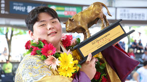 김민재, 강릉단오장사대회서 백두장사 3연패