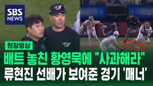 [영상] 경기 끝난 후 류현진이 황영묵 향해 '두산 베어스 선수단에 사과하라'는 사인 보낸 이유는?