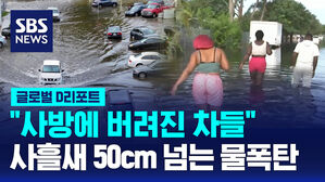 [글로벌D리포트] 사흘 새 50cm 폭우&hellip;미 플로리다 물 폭탄