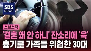 '결혼 왜 안 하니' 잔소리에 '욱' 흉기로 가족들 위협한 30대