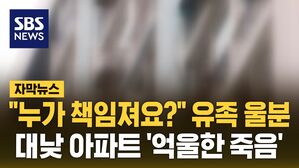 [자막뉴스] "이건 누가 책임지나요" 유족 울분&hellip;대낮 아파트 '억울한 죽음'
