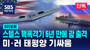 [단독] 스텔스 핵폭격기 6년 만에 괌 출격&hellip;푸틴 순방에 미ㆍ러 태평양 기싸움 (D리포트)