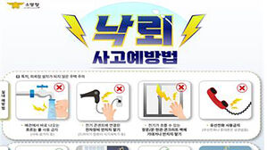 벼락치면 이렇게 해야 산다&hellip;소방청, 낙뢰 사고 예방활동