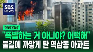 [영상] "폭발하는 거 아니야? 어떡해" 서울 역삼동 아파트서 화재 발생&hellip;주민 긴급 대피